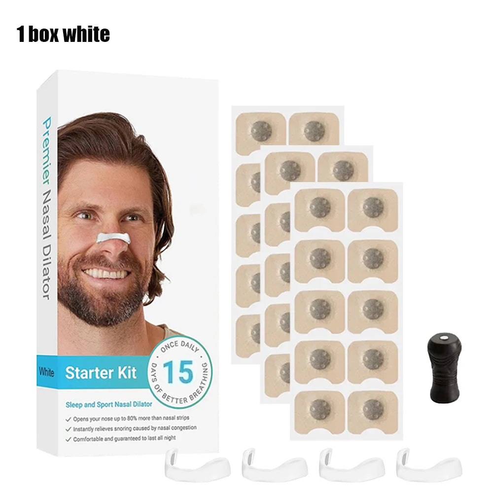 DreamFlow Magnetic Nasal Kit 15/30 Days/Box Magnetic Nose Strips For Better Sleeping